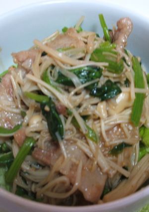 ☆ほうれん草とえのきの豚丼☆-レシピのメイン写真