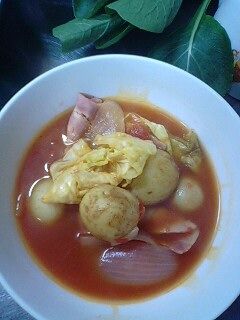新じゃがころころトマトスープ-レシピのメイン写真