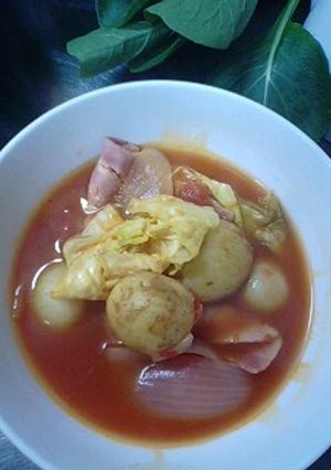 新じゃがころころトマトスープ-レシピのメイン写真