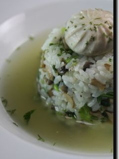 マッシュルームスープ炒飯-レシピのメイン写真