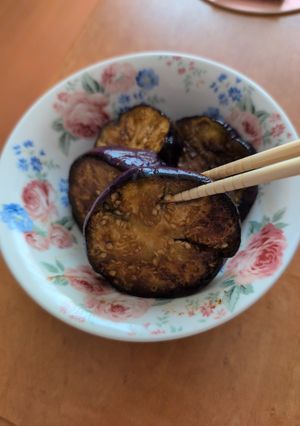 丸茄子の味ポンバター炒め-レシピのメイン写真