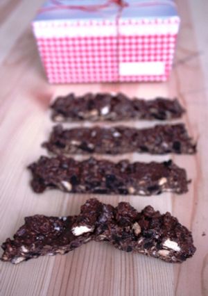材料３つだけのざっくざくチョコレートバー-レシピのメイン写真