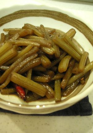 ふきの炒め物-レシピのメイン写真
