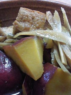 さつまいもと厚揚げのほっこり煮-レシピのメイン写真