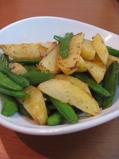 *旬*新じゃがスナップえんどうバター炒め-レシピのメイン写真