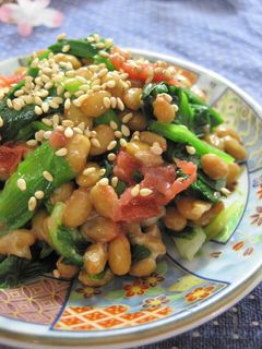 レンチン♡にらと納豆の和え物-レシピのメイン写真