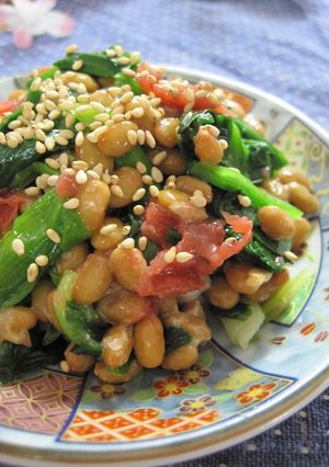レンチン♡にらと納豆の和え物-レシピのメイン写真