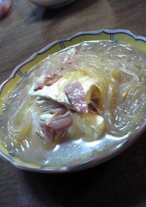 豆腐とベーコンの和風煮-レシピのメイン写真