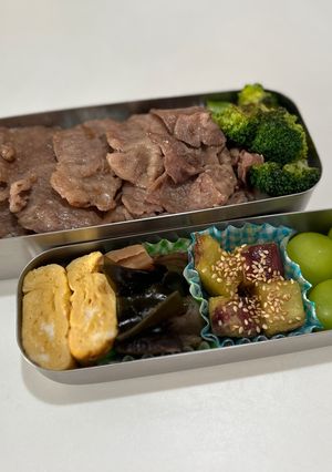 ラグビー小僧のお弁当241011-レシピのメイン写真