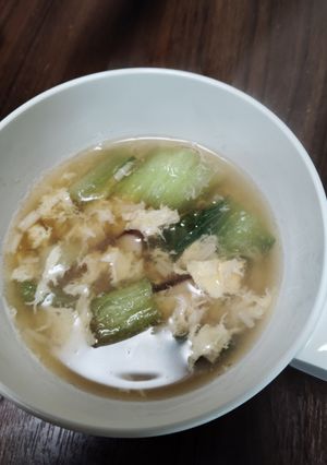 チンゲン菜とえのきの卵スープ-レシピのメイン写真