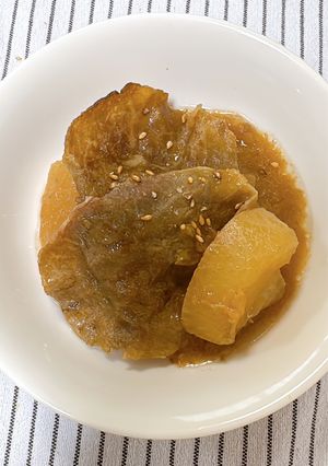 ホットクックで簡単牛肉と大根の煮込み-レシピのメイン写真