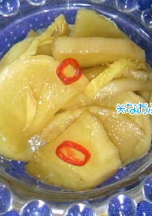 一晩経つのが待ち遠しい^m^ヤーコン漬け-レシピのメイン写真