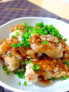 焼肉のタレで簡単♪鶏のから揚げ甘酢あん風-レシピのメイン写真