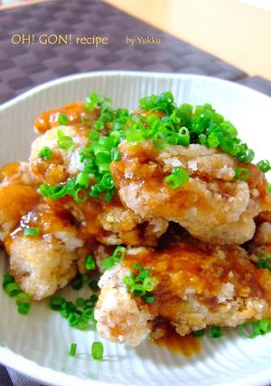 焼肉のタレで簡単♪鶏のから揚げ甘酢あん風-レシピのメイン写真