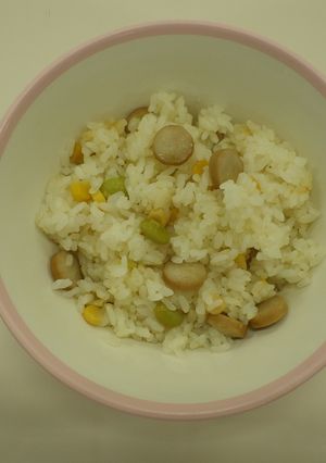 コーンピラフ★宇都宮学校給食-レシピのメイン写真