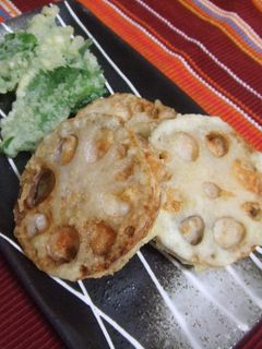 エビしんじょうのレンコン挟み揚げ♪-レシピのメイン写真