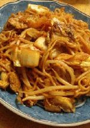 豚キムチ焼きそば-レシピのメイン写真