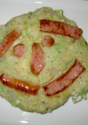 休日の簡単ランチ♪サトイモのお好み焼き-レシピのメイン写真