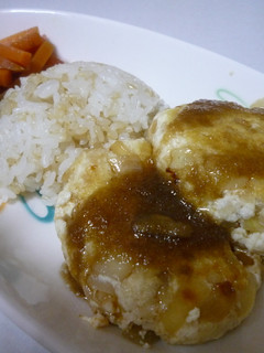 お豆腐だけ~!なハンバーグ-レシピのメイン写真