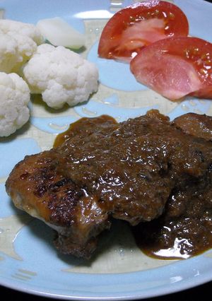 ◆ご飯が進む！鶏モモ肉の玉ねぎソース◆-レシピのメイン写真