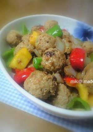 肉団子のオイスター炒め-レシピのメイン写真