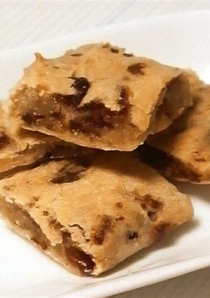 ヘルシー◆ラムレーズンのもちもちクッキー-レシピのメイン写真