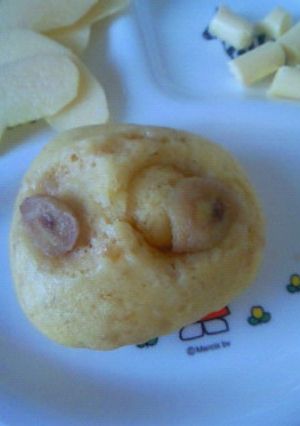 ホットケーキミックスでバナナ蒸しパン-レシピのメイン写真