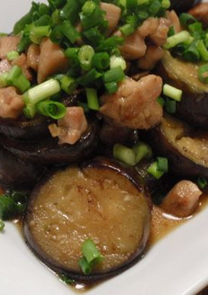 めんつゆを使った茄子と鶏肉のうま煮-レシピのメイン写真
