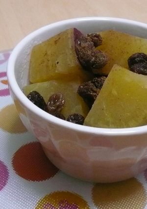 さつまいもとレーズンのサイダー煮-レシピのメイン写真