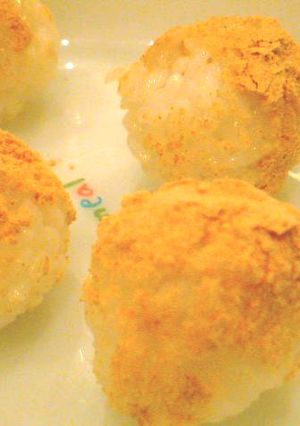 ☆Love離乳食☆きな粉バナナおにぎり-レシピのメイン写真