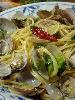 アサリの酒蒸しパスタ♪-レシピのメイン写真