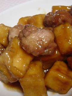 こうや豆腐と豚肉の揚げ煮-レシピのメイン写真