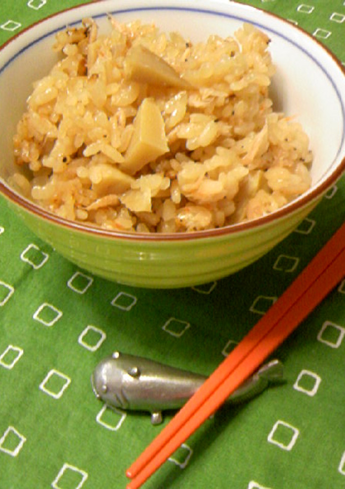 桜海老と筍の旬ご飯-レシピのメイン写真