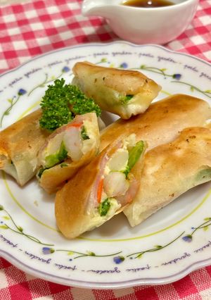 お好み具材で春巻き〜♪-レシピのメイン写真