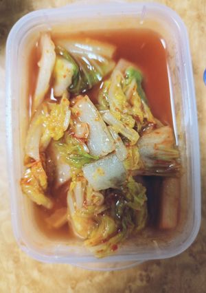 冷凍白菜の白だし豆板醤漬け-レシピのメイン写真