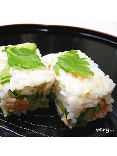 焼き鮭を使って❤簡単な洋風押し寿司-レシピのメイン写真