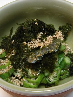 オクラ海苔胡麻和え-レシピのメイン写真