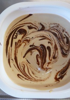 攪拌なしｱｲｽ⑲*モカ・マーブルチョコ*-レシピのメイン写真