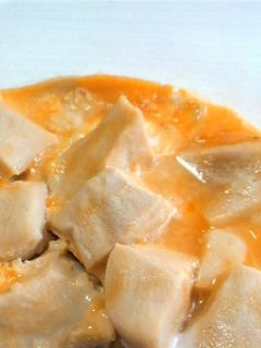 高野豆腐の卵とじ(電子レンジ利用)-レシピのメイン写真