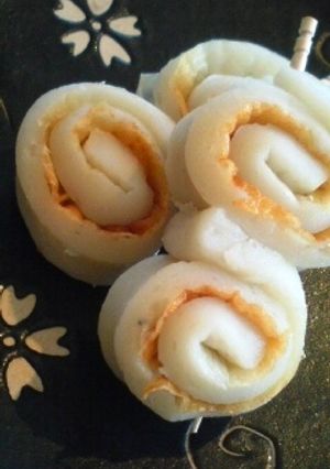 お弁当に簡単ちくわだけ〰でくるくる巻き❤-レシピのメイン写真