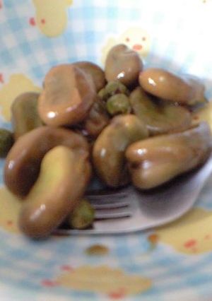 そら豆の煮物 ～あっという間に一品～-レシピのメイン写真