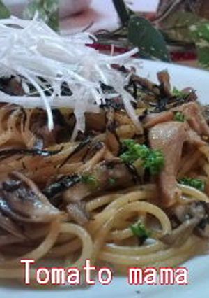 ランチ☆舞茸の焼きスパゲティー-レシピのメイン写真