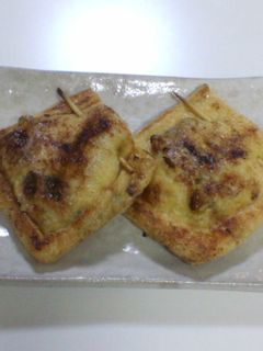 納豆の油揚げ包み焼き-レシピのメイン写真