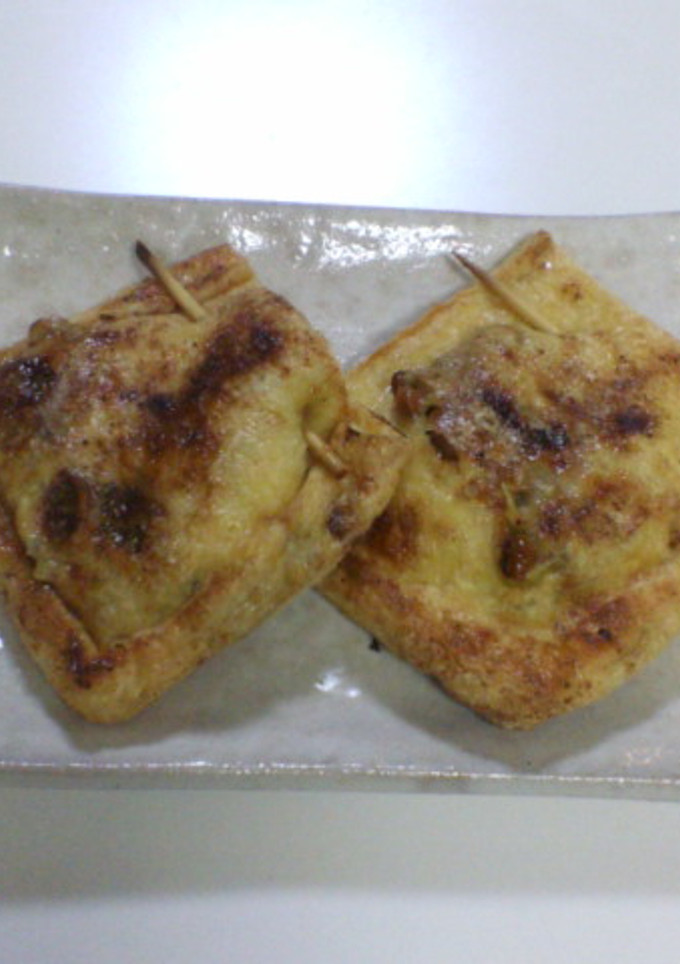 納豆の油揚げ包み焼き-レシピのメイン写真