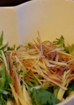 みょうがと春菊のオトナ味サラダ-レシピのメイン写真