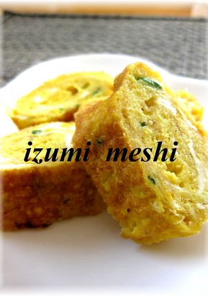 居酒屋風☆山わさびの玉子焼き-レシピのメイン写真
