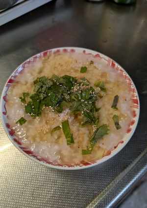 干しアミ(エビ🦐)の油粥！-レシピのメイン写真