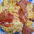 トマトと玉子のオイスターソース炒め♬