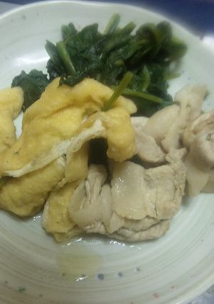 豚バラ肉とほうれん草のぽん酢だれ-レシピのメイン写真