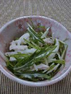水菜のからしマヨポン-レシピのメイン写真